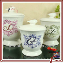 ceramic storage canister for coffee , tea , sugar